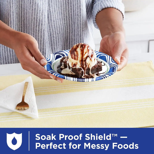 Dixie Ultra Small Paper Plates, Heavy Duty Disposable Plates, 6 7/8", 44 Ct