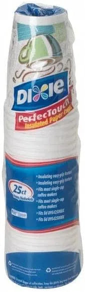 Georgia-Pacific PerfecTouch 5342DX WiseSize Coffee Dreams Insulated Paper Cup, 12oz Capacity (Case of 20 Sleeves, 25 per Sleeve)