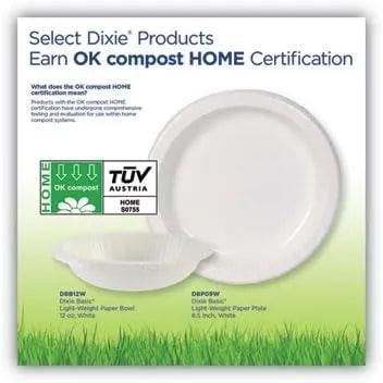 DXEDBP09W - Dixie Basic Paper Dinnerware