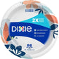 Dixie Paper Plates, Large 10 Inch | 2X Stronger | Microwave-Safe | Soak-Proof | 86 Count, Pack of 3