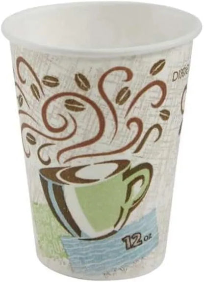 Georgia-Pacific PerfecTouch 5342DX WiseSize Coffee Dreams Insulated Paper Cup, 12oz Capacity (Case of 20 Sleeves, 25 per Sleeve)