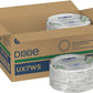 Dixie Pathways Medium-Weight Paper Plates, 6 7/8-inch, 500/Carton (UX7WS)