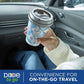 Dixie To Go Paper Coffee Cups With Lids, 12 oz, 14 ct, Disposable Insulated Paper Cups for On-The-Go Hot or Cold Beverages (Pack of 8)