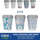 Dixie To Go Coffee Cups with Lids, 12 oz, Disposable Insulated Paper Cups